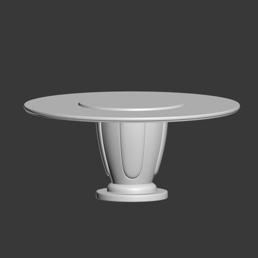 Dinning set chair 3D model_1