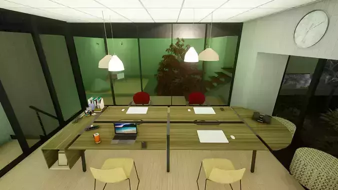 Simple Minimalist Office Setup