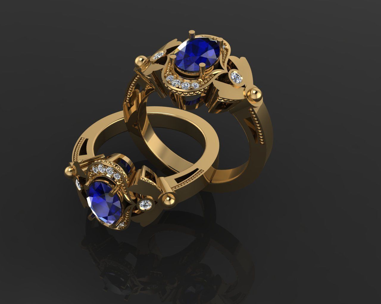Ring 28 3D print model_3
