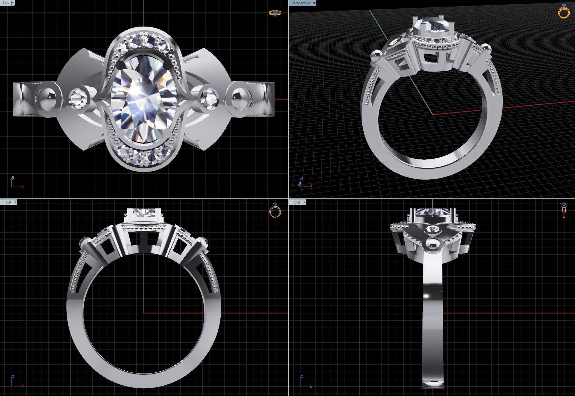 Ring 28 3D print model_7
