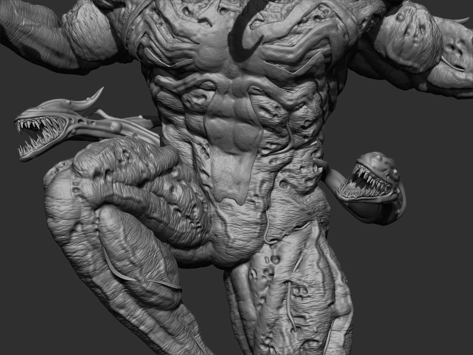 Venom Statue 3D print model_12