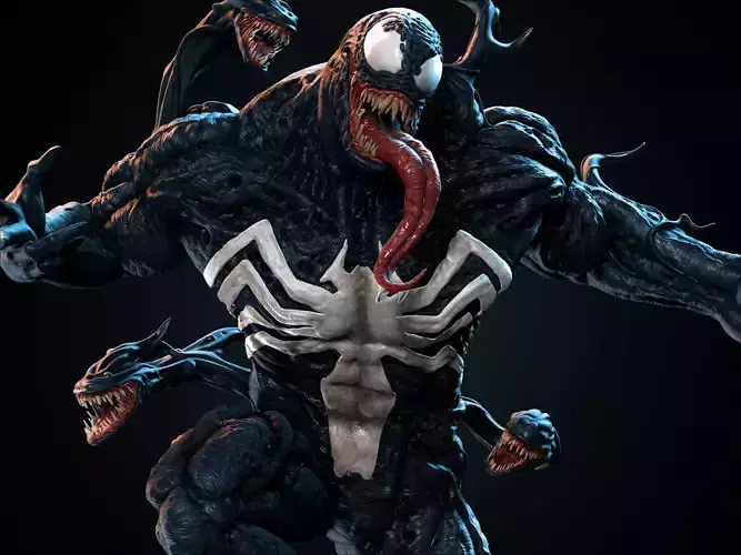 Venom Statue 3D print model