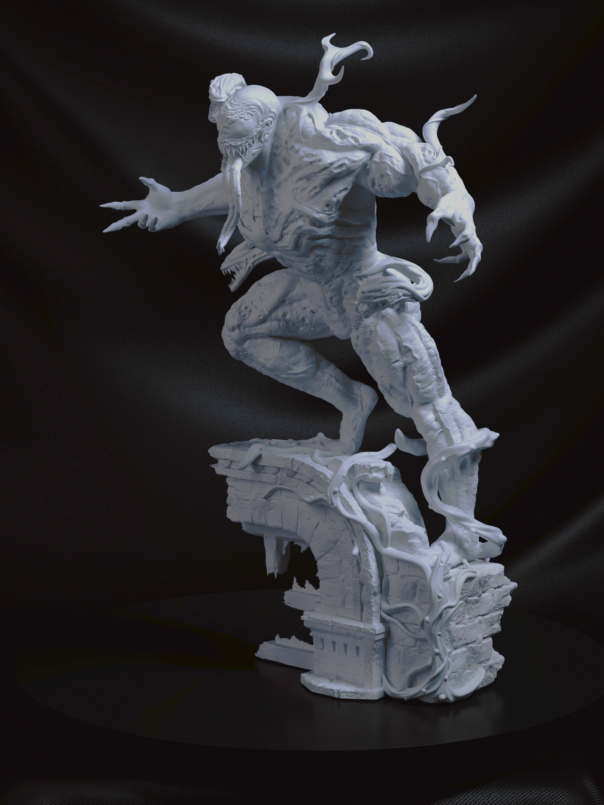 Venom Statue 3D print model_8