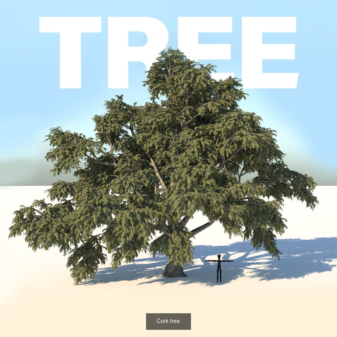 Tree Collection palm with cross _4