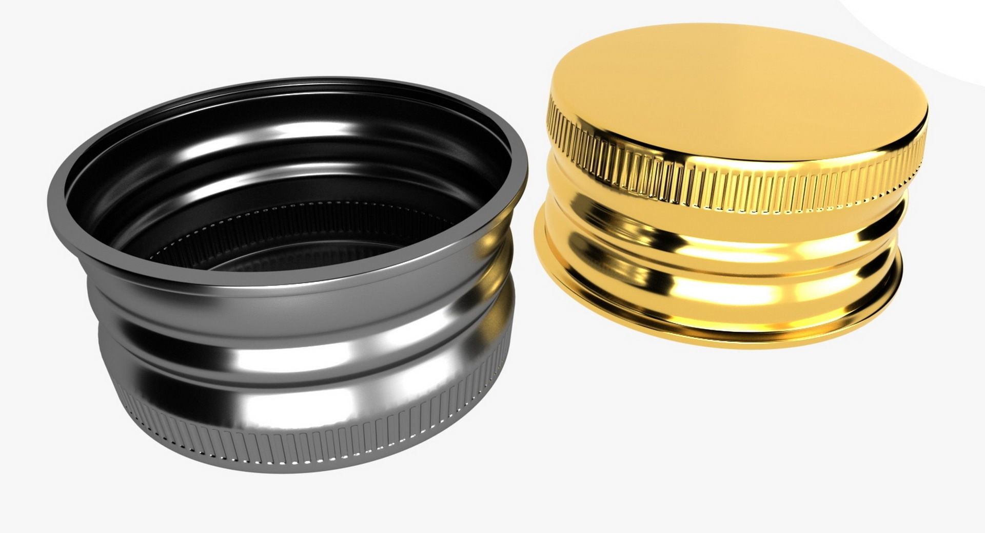 Bottle 3D model plastic jars Low-poly 3D model_5