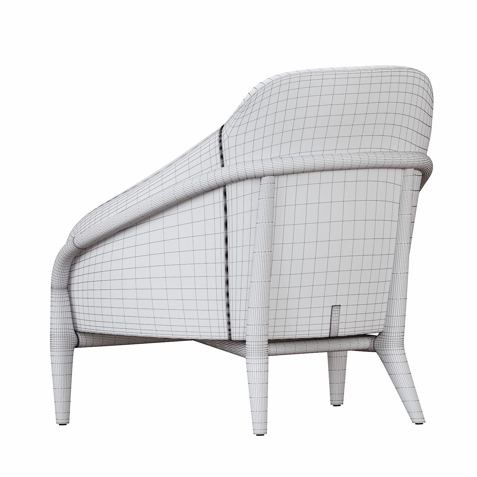 Ulivi Adele armchair 3D model_8