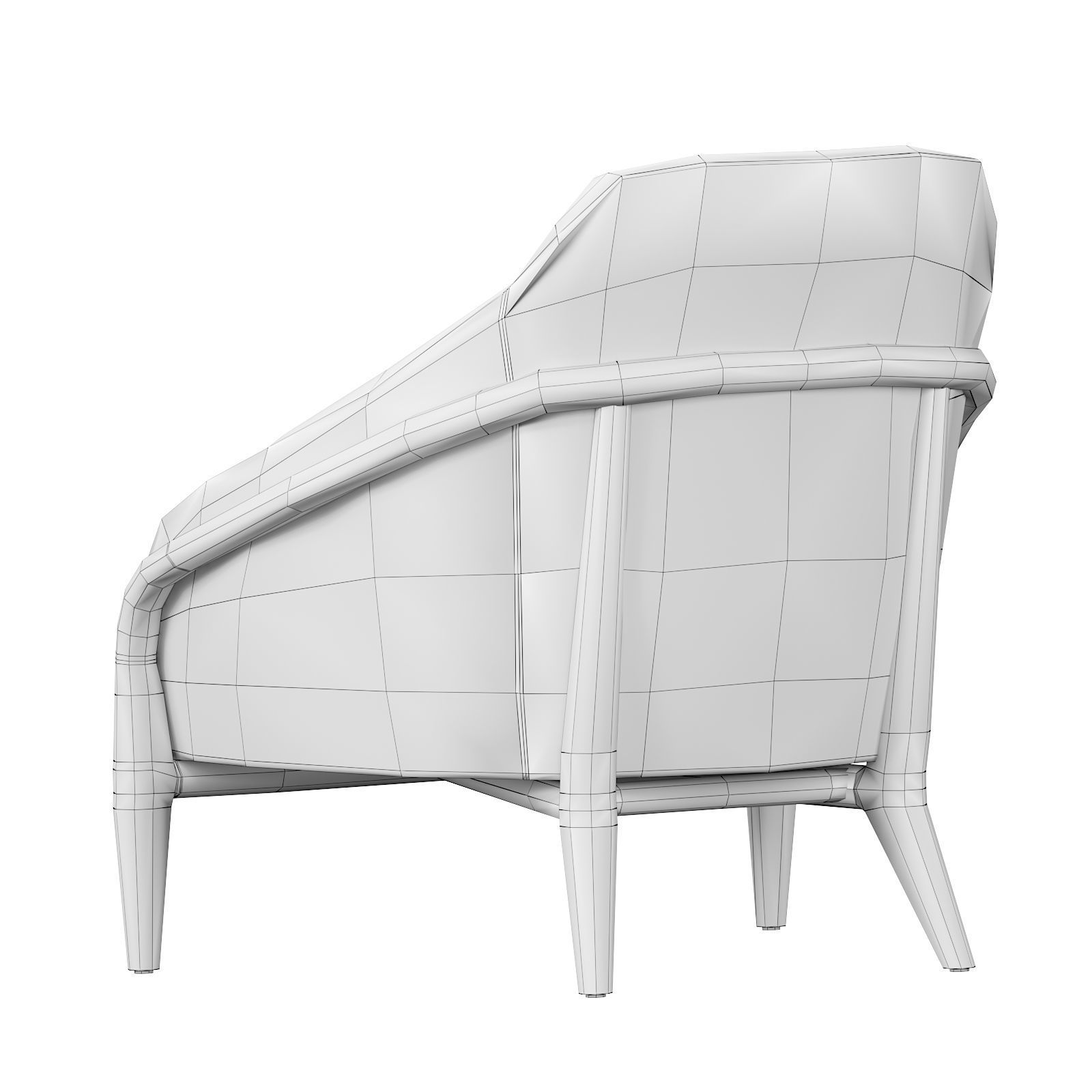 Ulivi Adele armchair 3D model_6