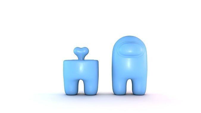 Among Us - 3d printable character models 3D print model