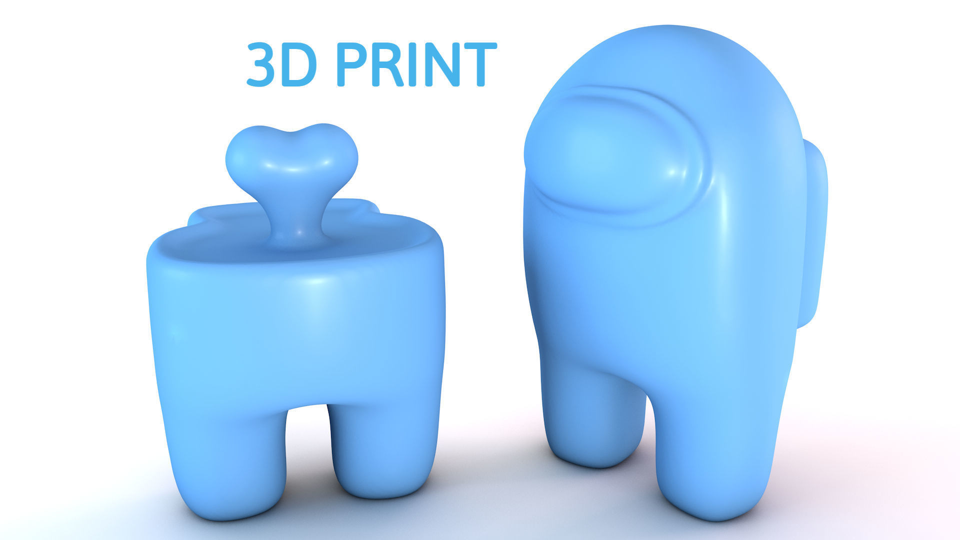 Among Us - 3d printable character models 3D print model_1