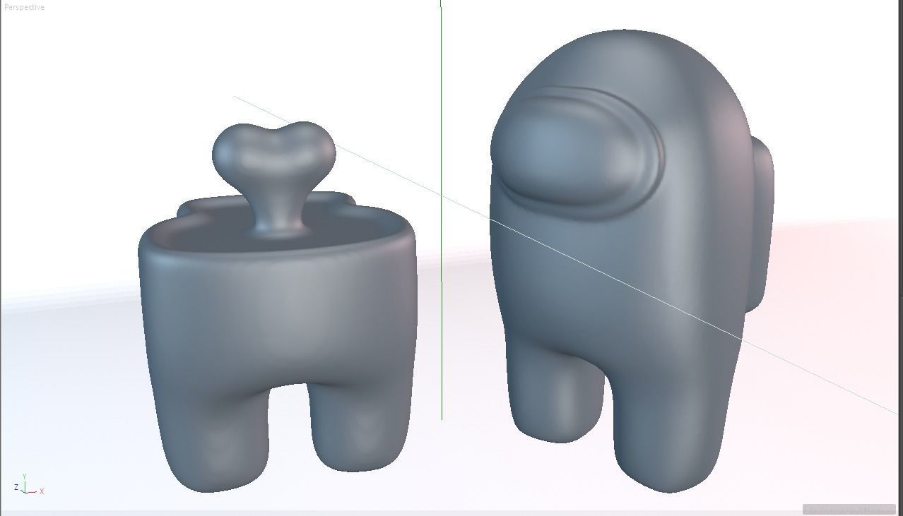 Among Us - 3d printable character models 3D print model_9