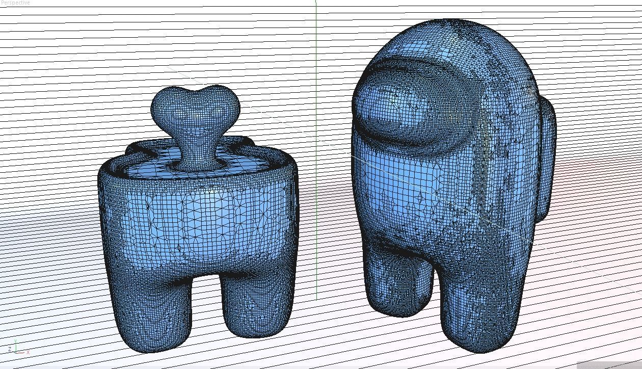 Among Us - 3d printable character models 3D print model_10