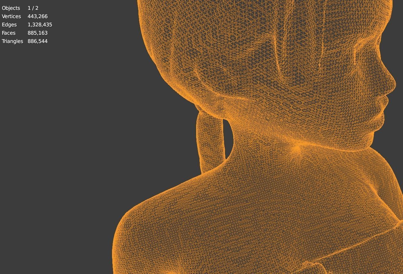 Lara Croft in bed 3D model_8