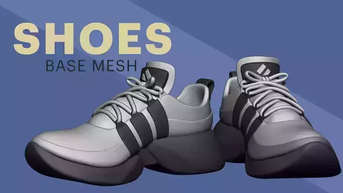 Shoes A - Basemesh