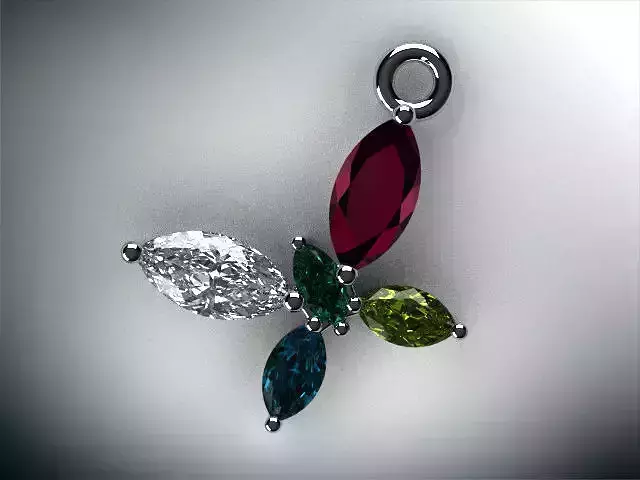 butterfly necklace  N00009