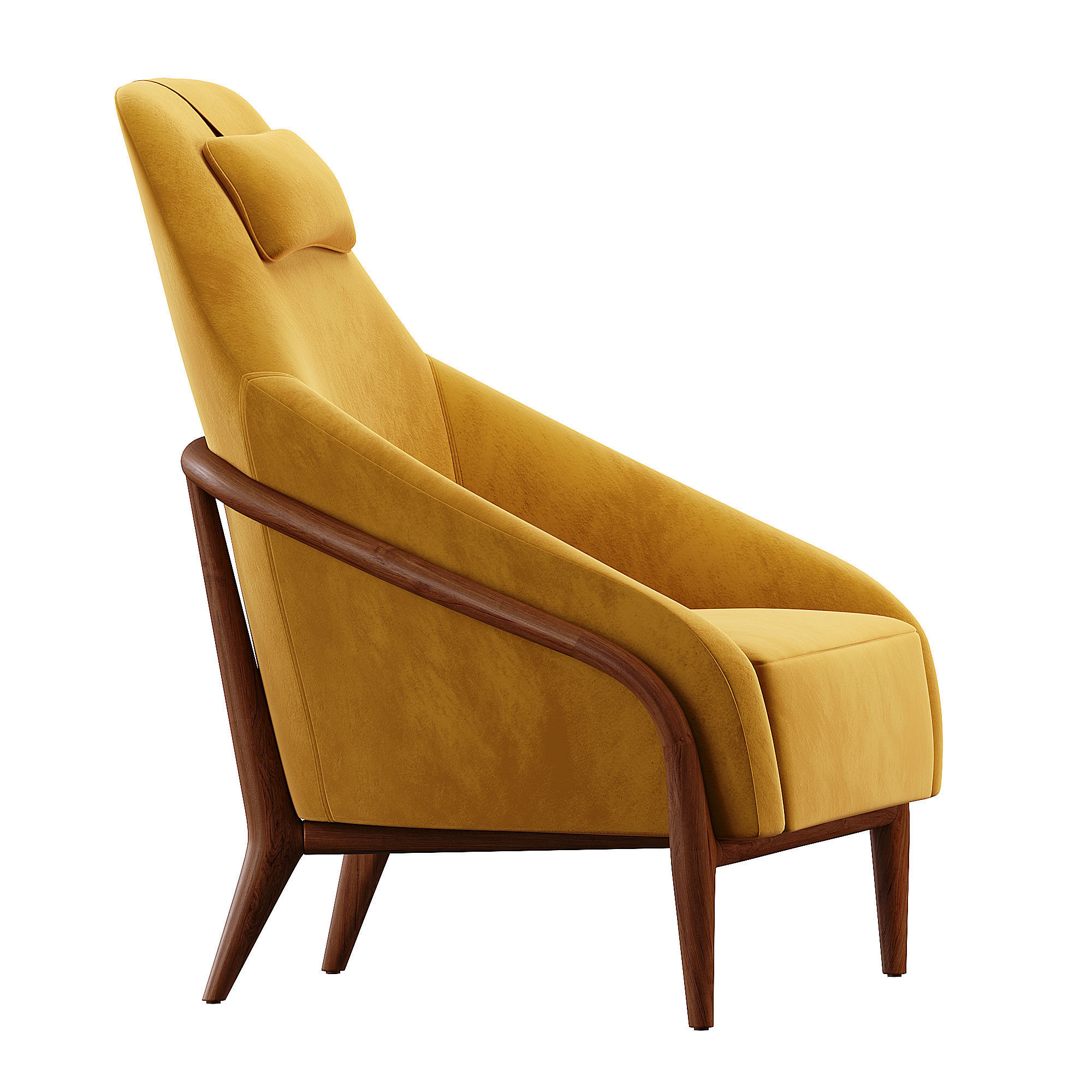 Ulivi Adele High armchair 3D model_1