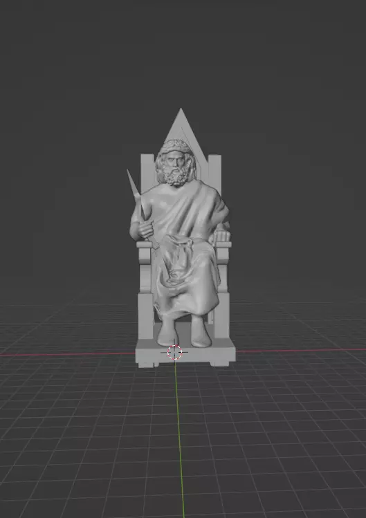 Zeus The Greek 3D print model_0