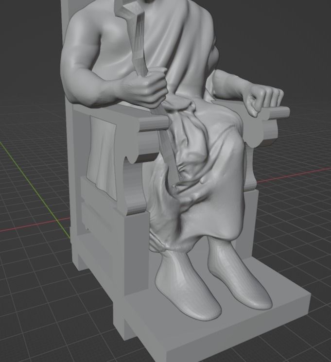 Zeus The Greek 3D print model_11