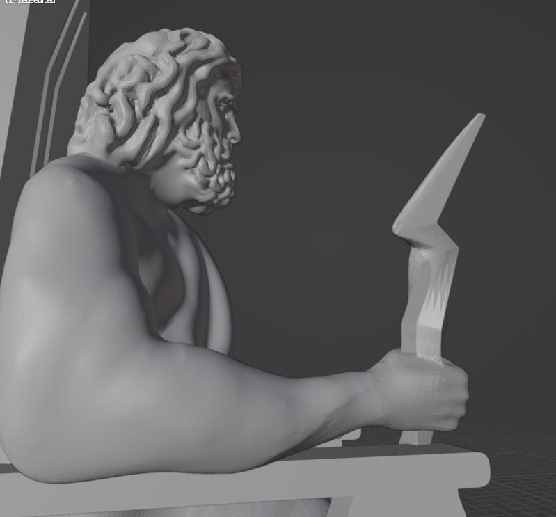 Zeus The Greek 3D print model_4