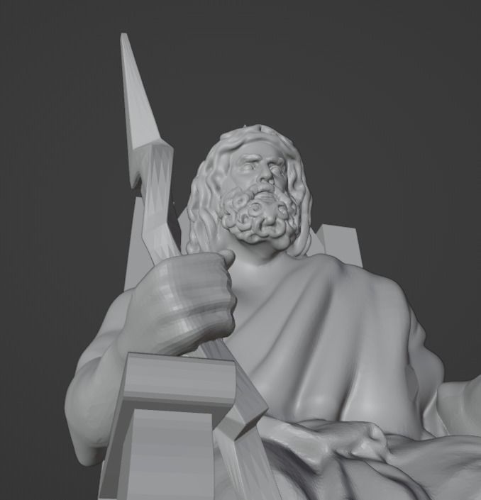 Zeus The Greek 3D print model_5