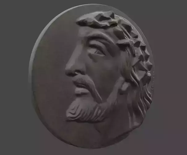 Christ Medallion - Signed by Coudere   3D model