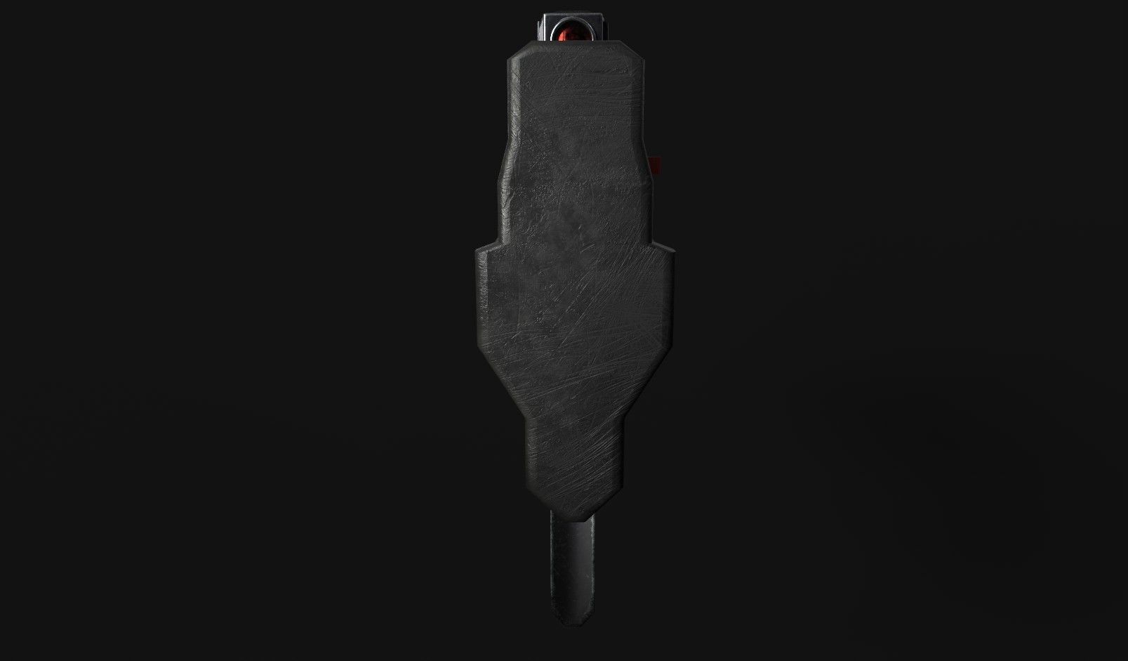 Sci-Fi gun - rifle with flamethrower -Two skins Low-poly 3D model_6