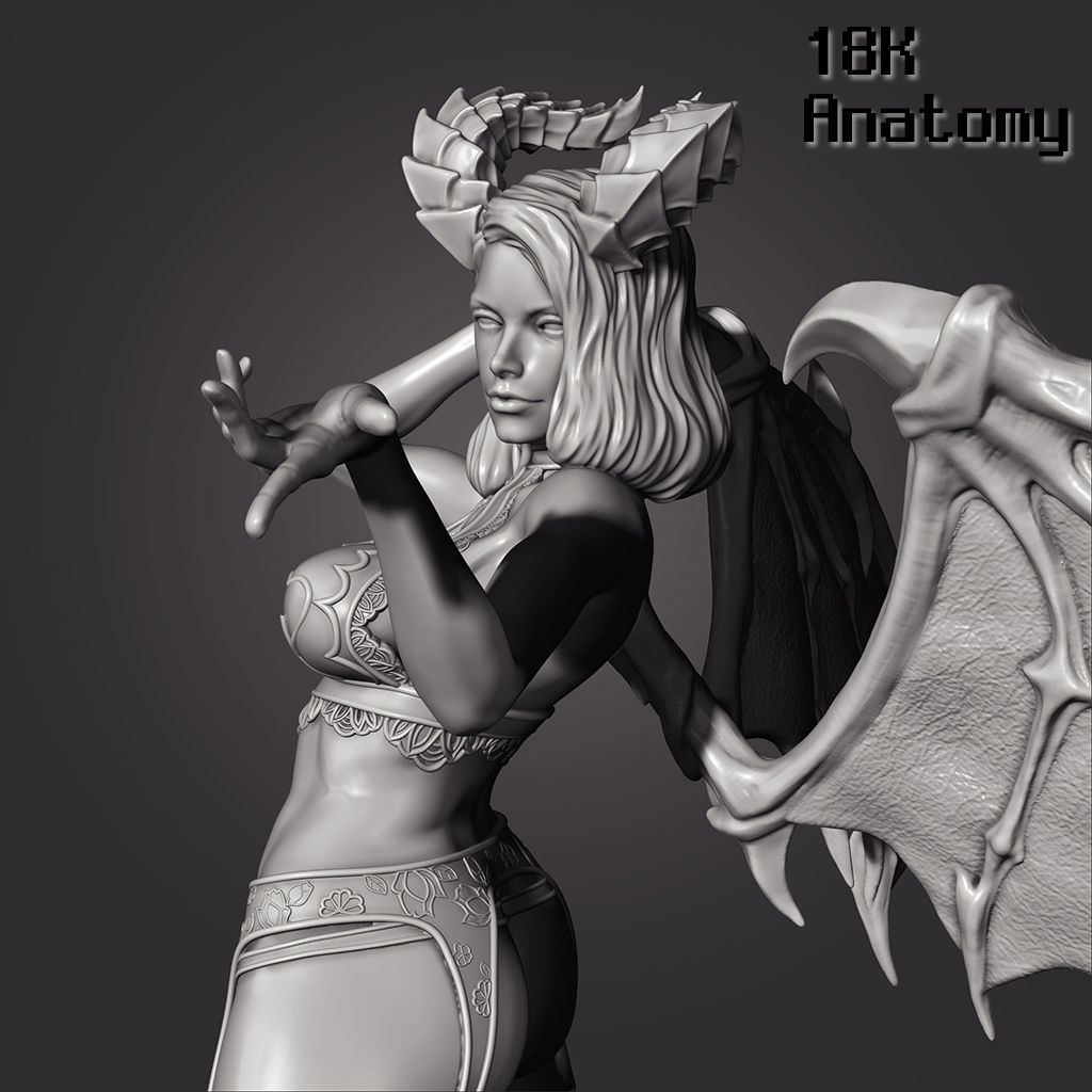 18K Anatomy - Succubus 3D print model_1