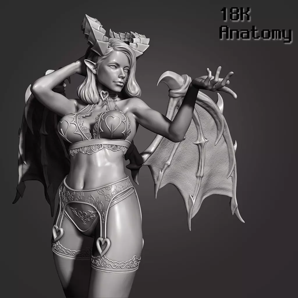 18K Anatomy - Succubus 3D print model_0