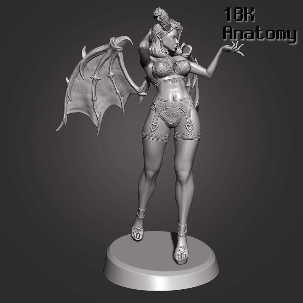 18K Anatomy - Succubus 3D print model_3