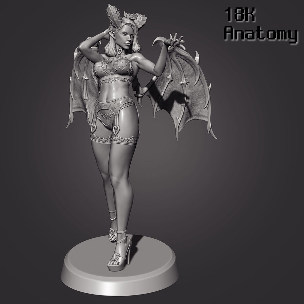 18K Anatomy - Succubus 3D print model_2