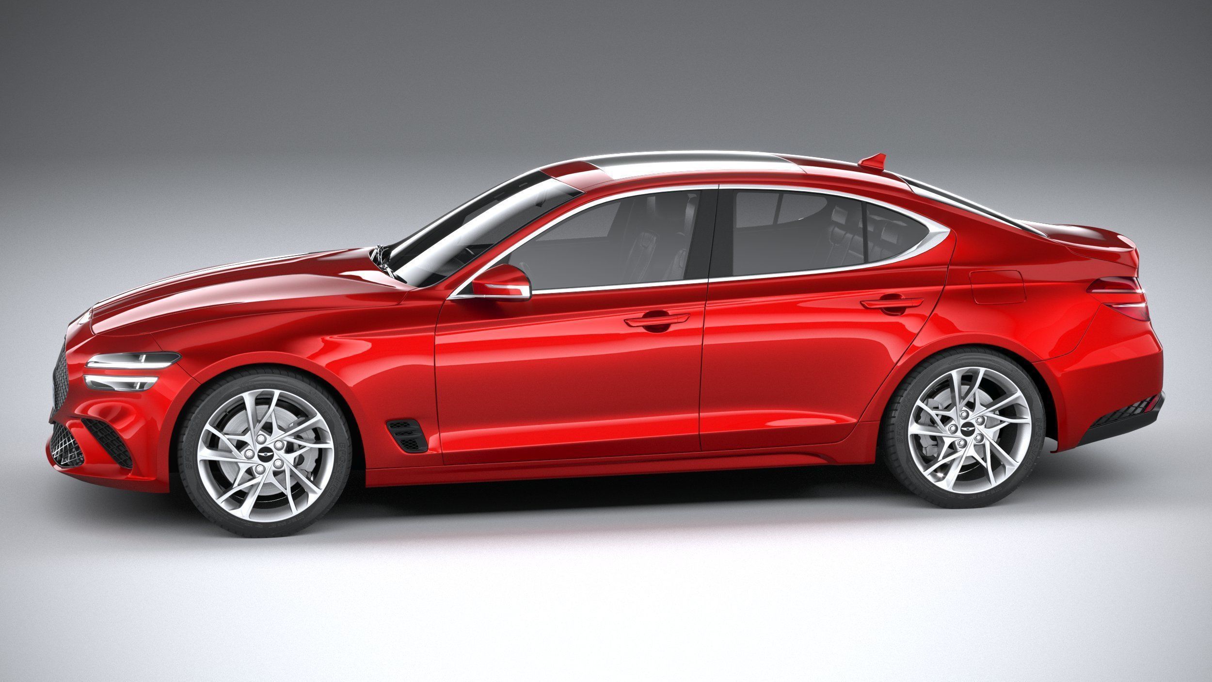 Genesis G70 2022 3D model_8