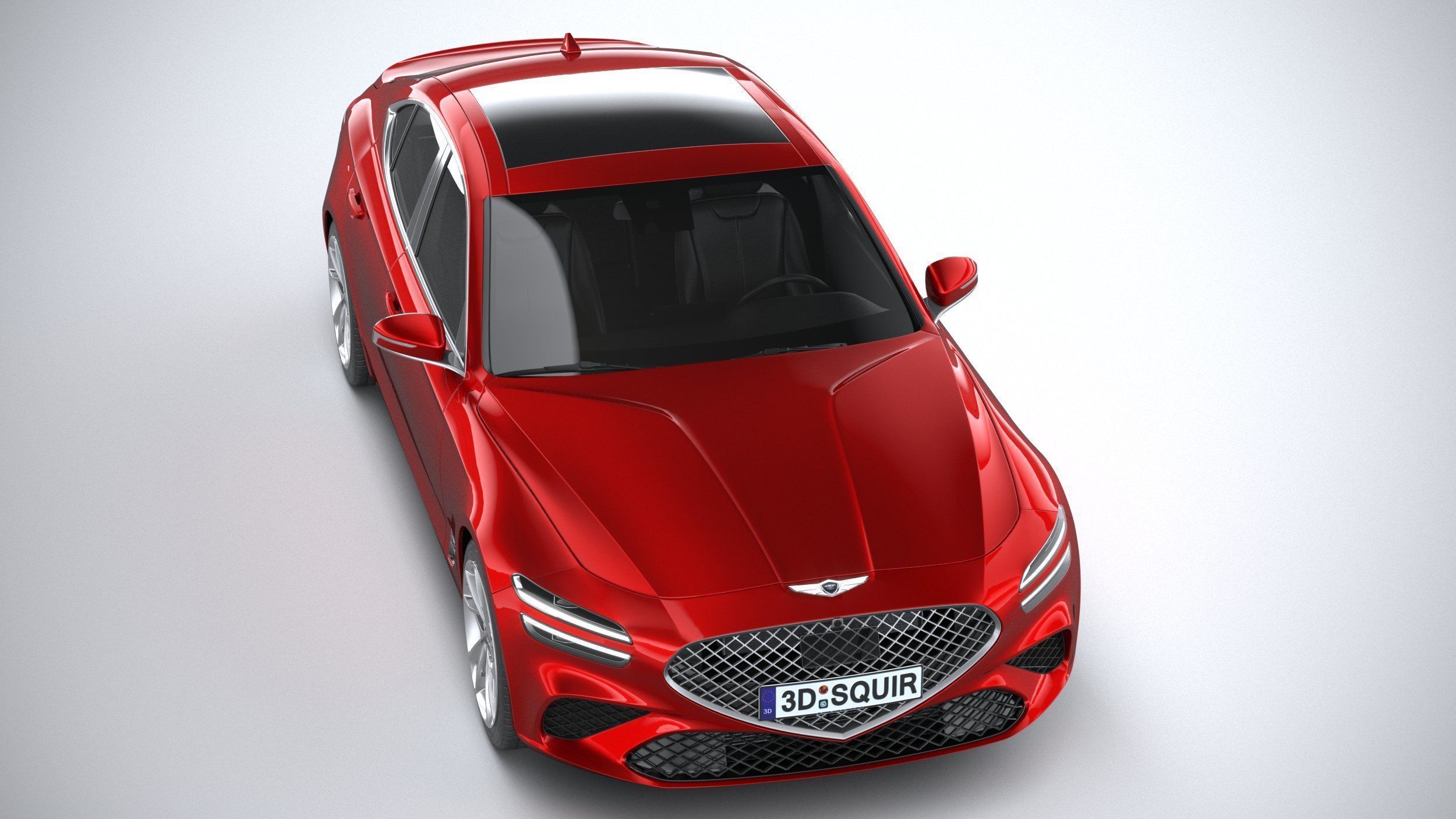 Genesis G70 2022 3D model_12