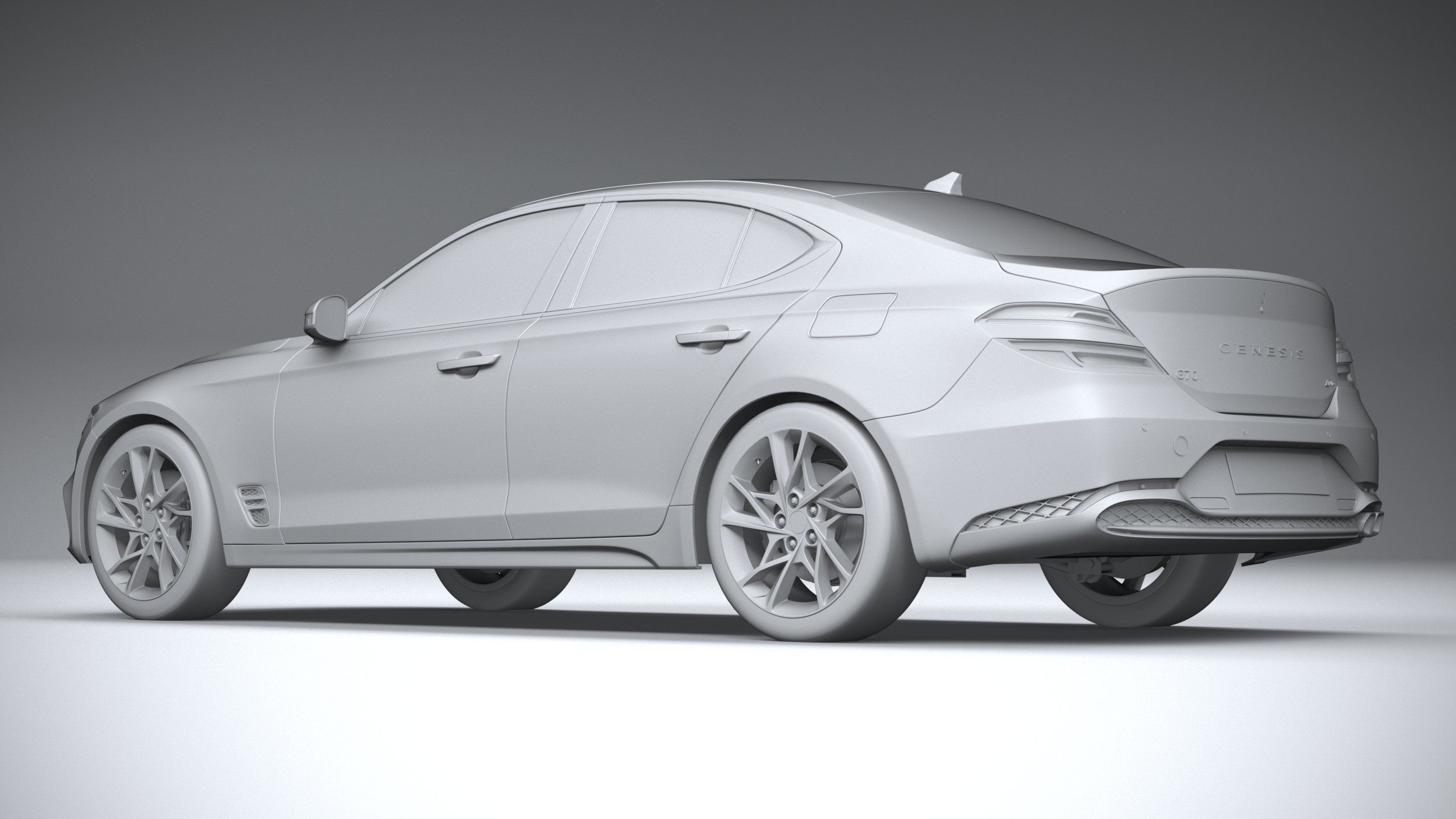 Genesis G70 2022 3D model_21