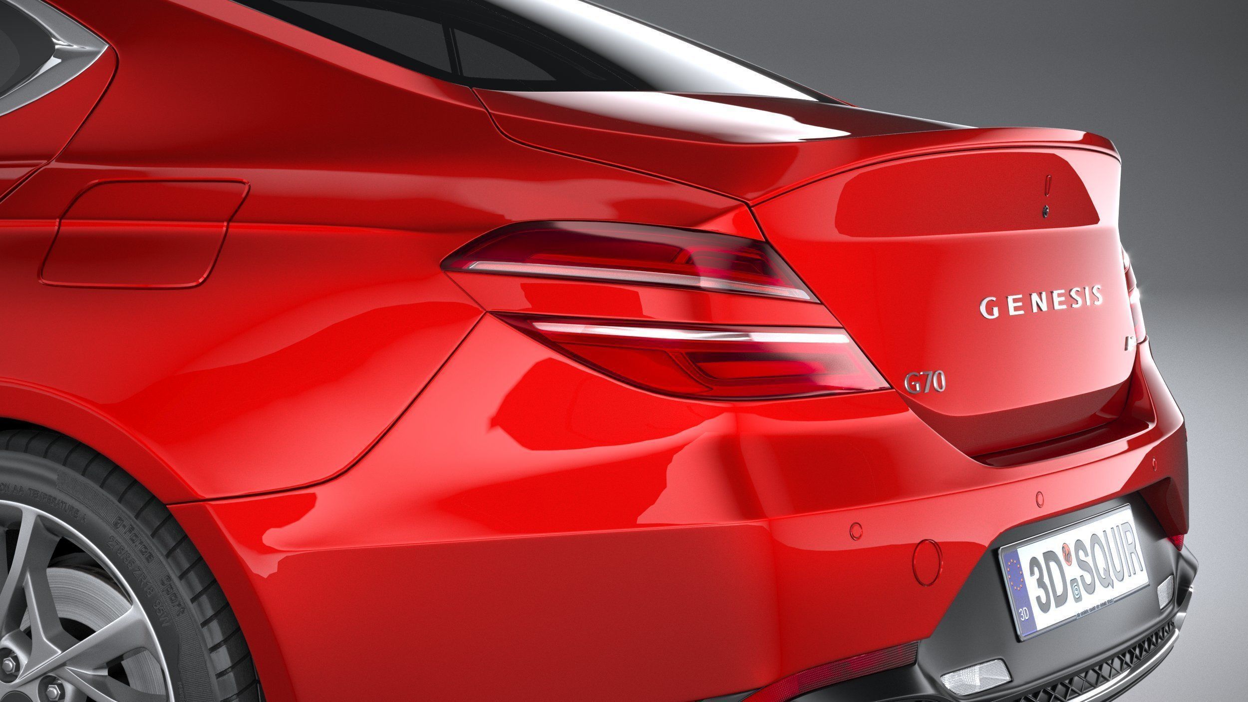 Genesis G70 2022 3D model_6