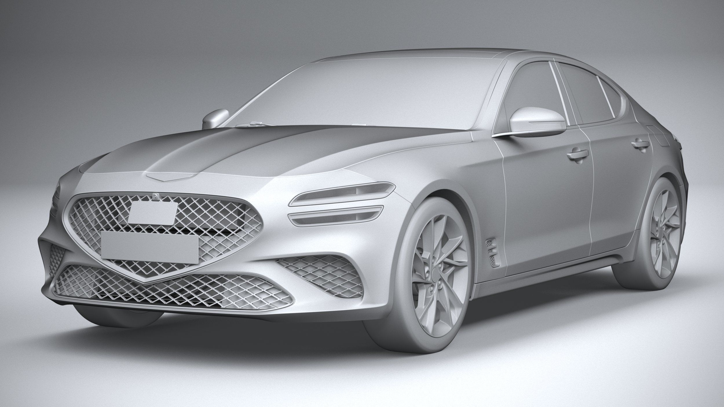 Genesis G70 2022 3D model_20