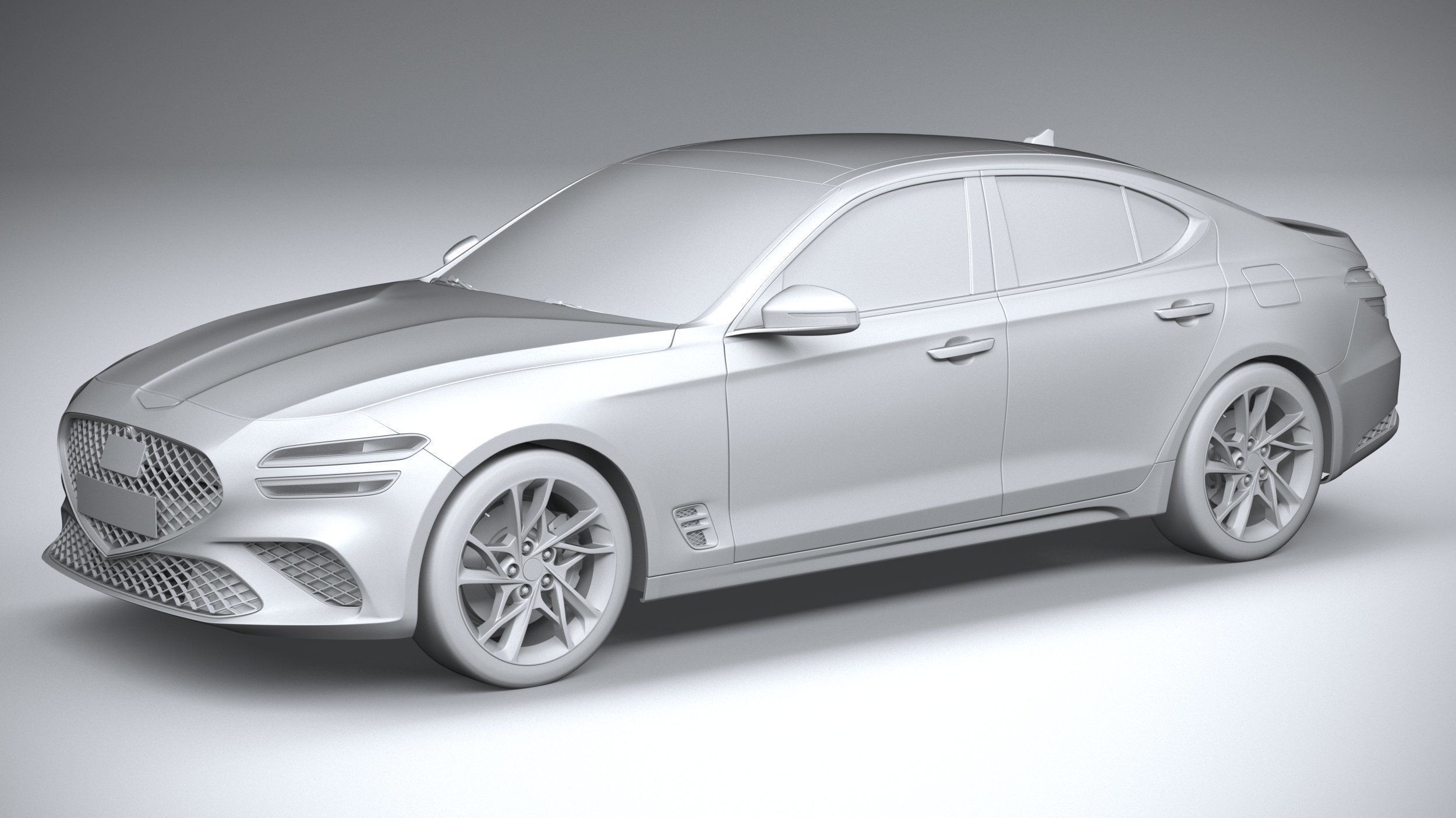 Genesis G70 2022 3D model_19