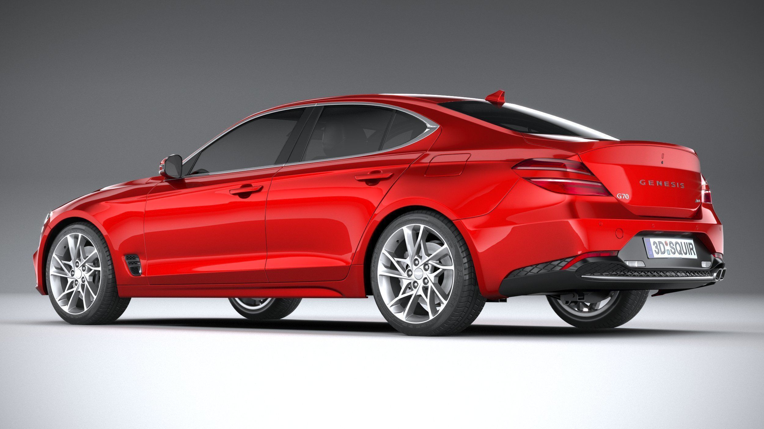 Genesis G70 2022 3D model_5