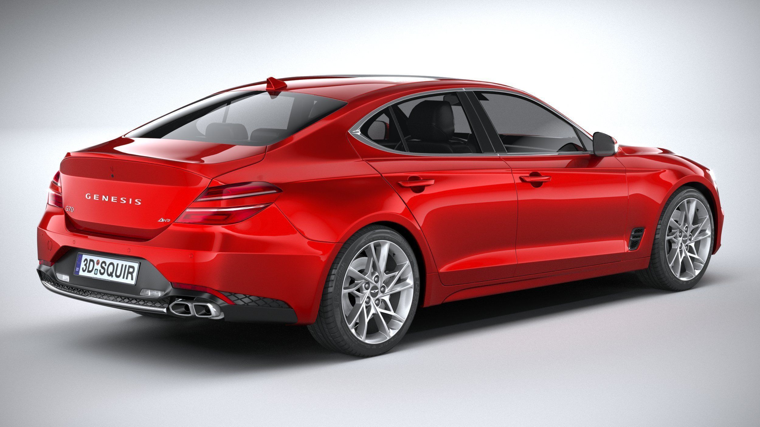 Genesis G70 2022 3D model_17