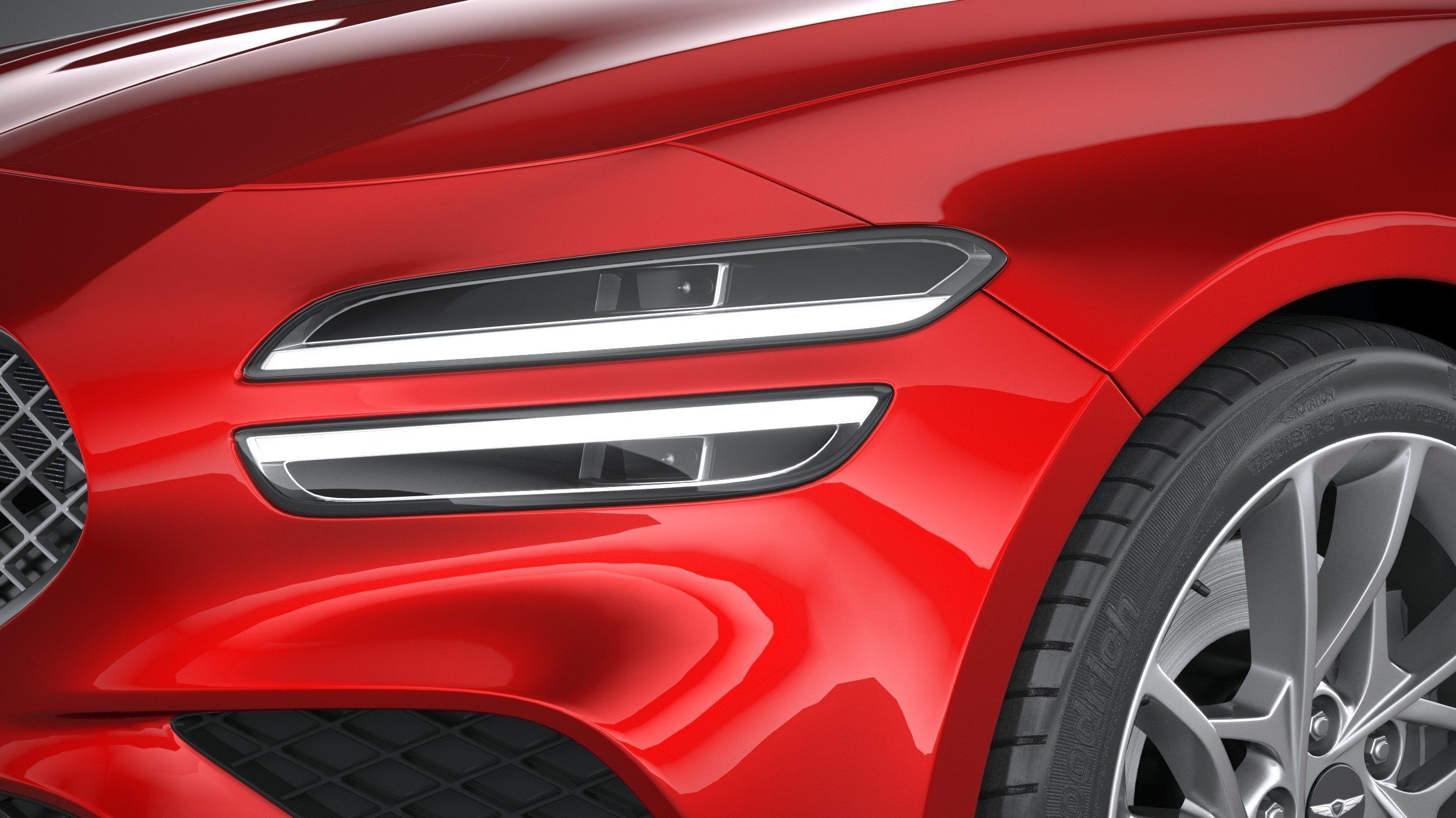 Genesis G70 2022 3D model_14