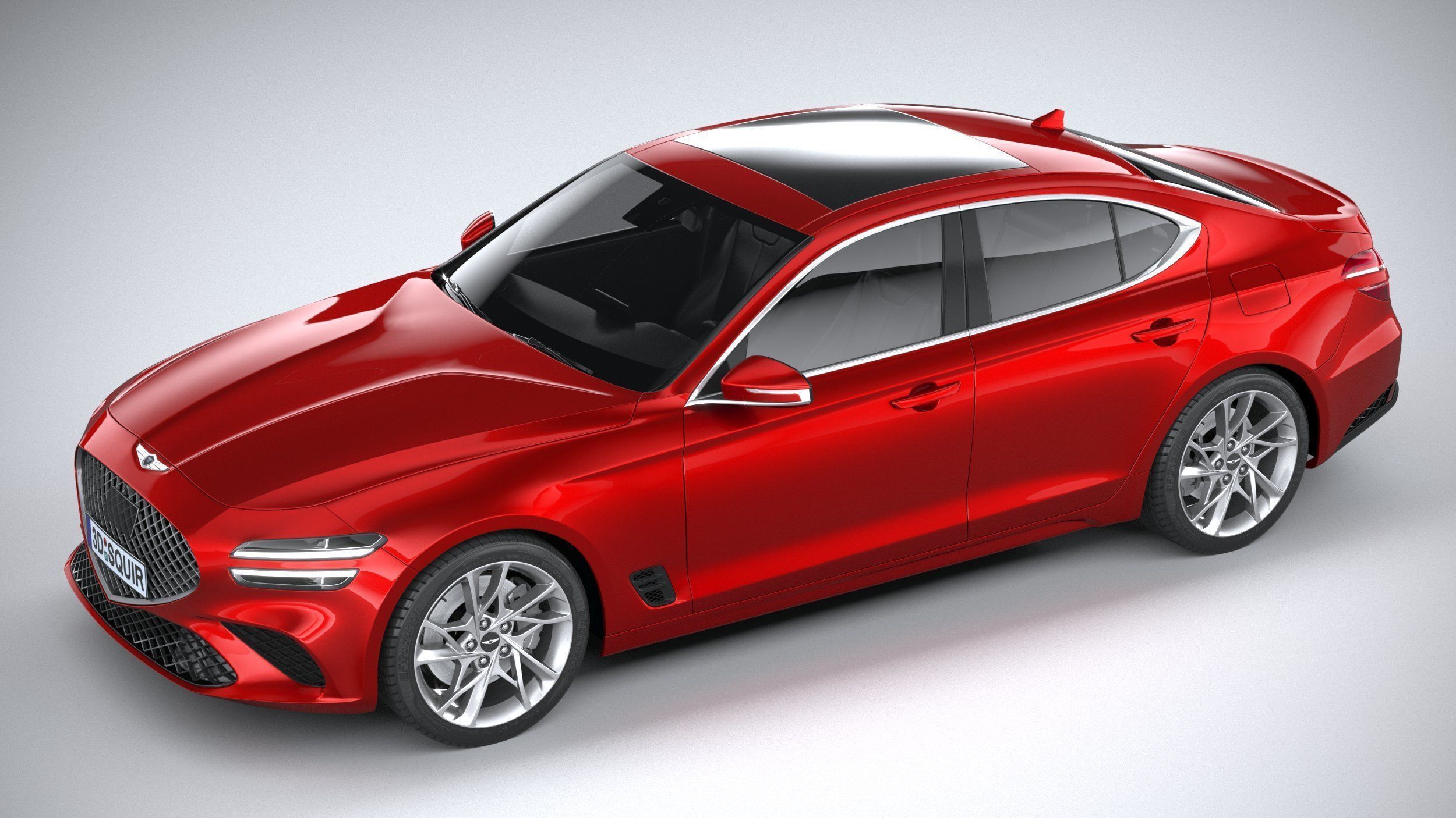 Genesis G70 2022 3D model_7