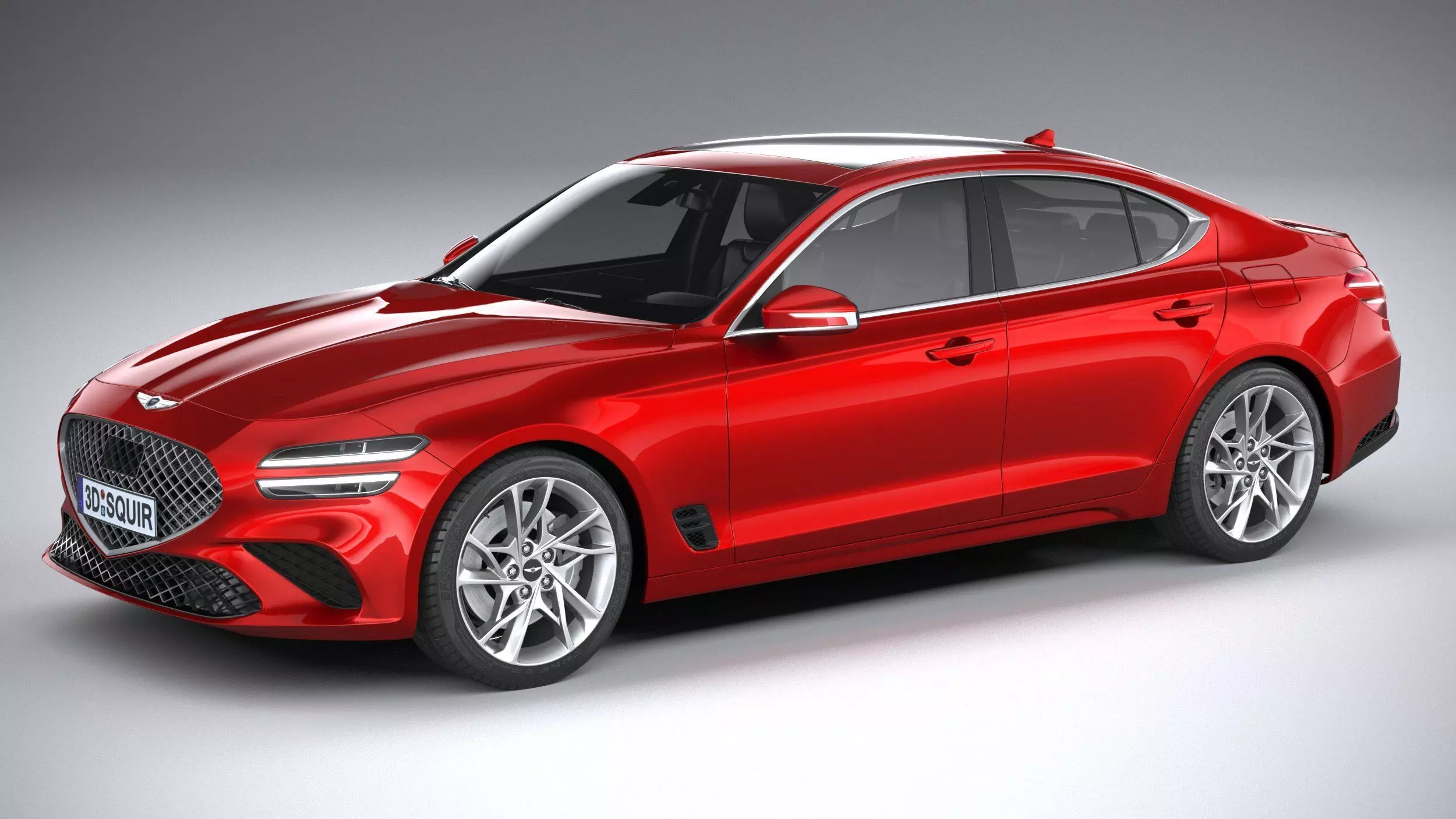 Genesis G70 2022 3D model_0