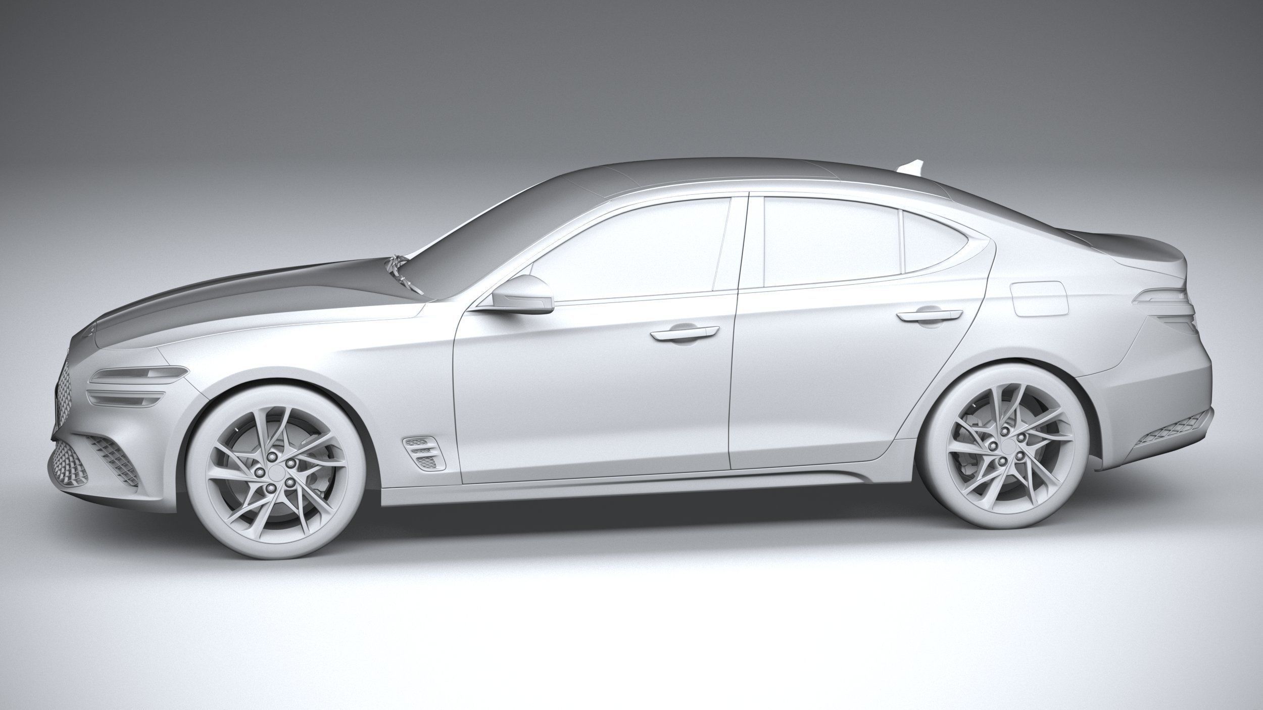 Genesis G70 2022 3D model_22