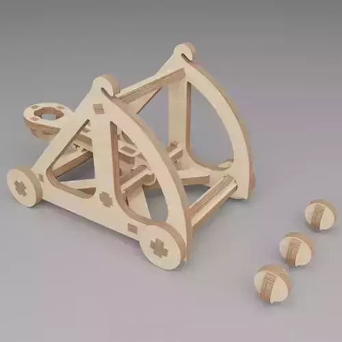 Plywood constructor - catapult