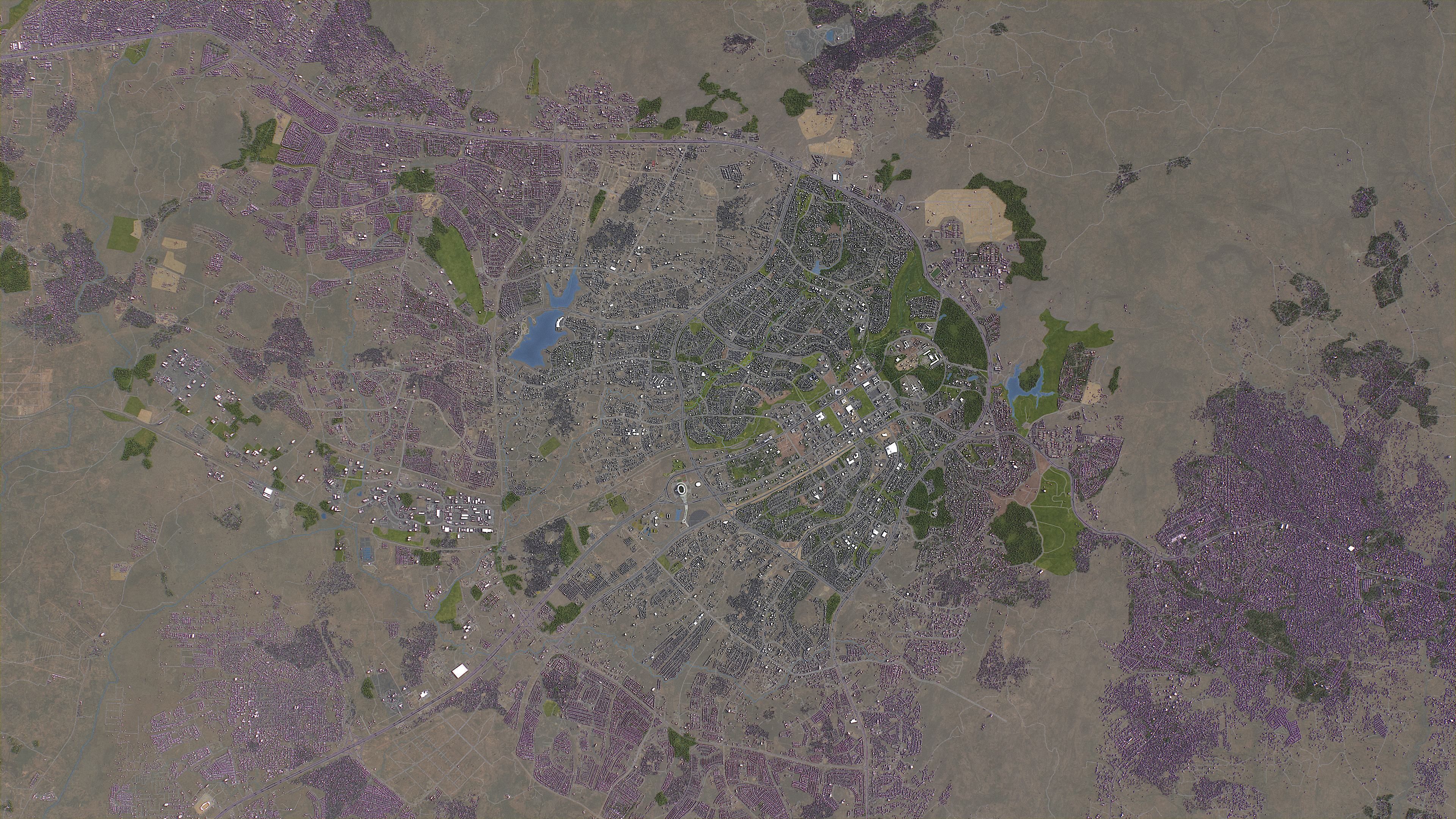Abuja - 3D City Model Low-poly 3D model_13