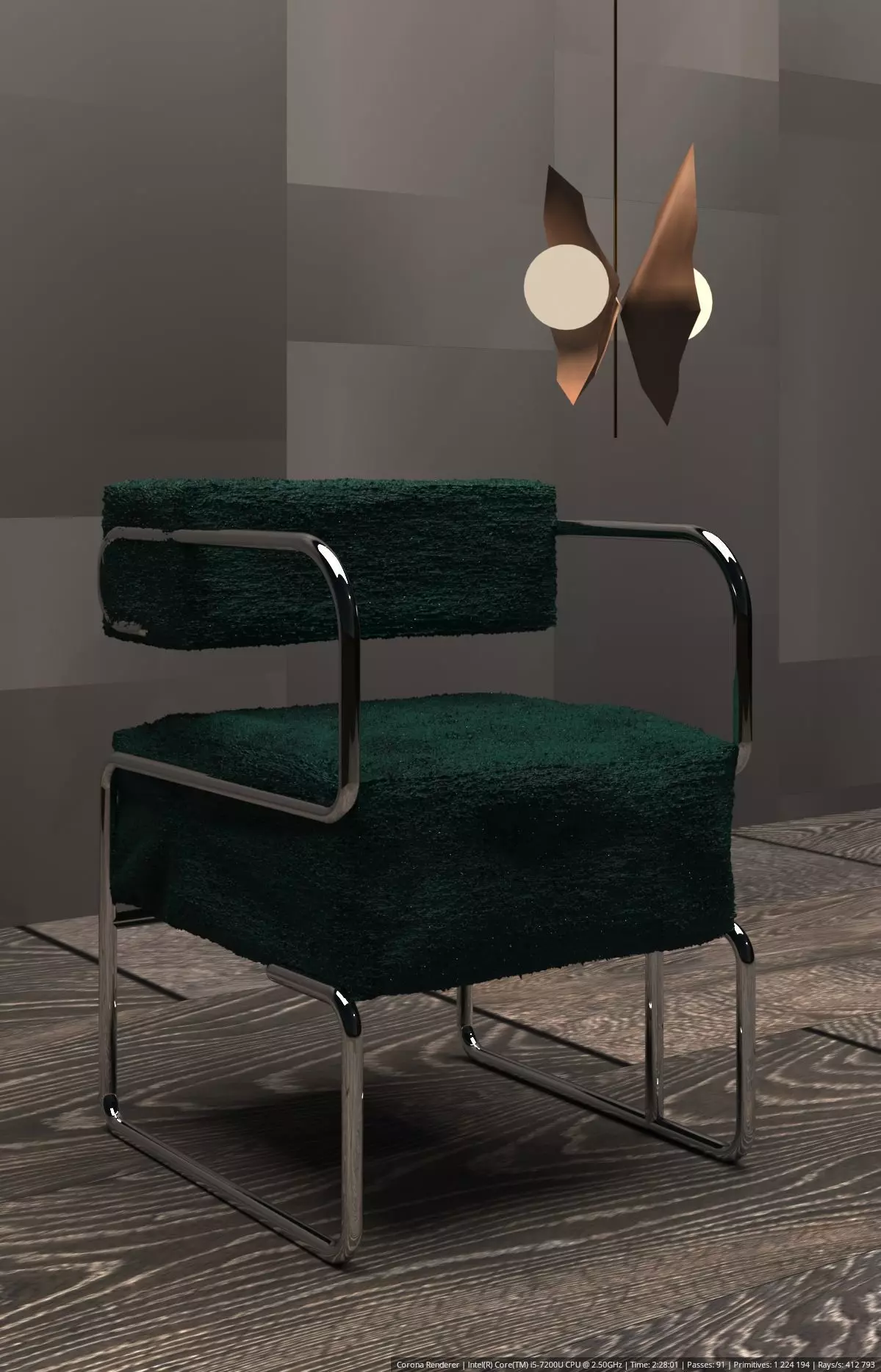 Arm chair Free 3D model