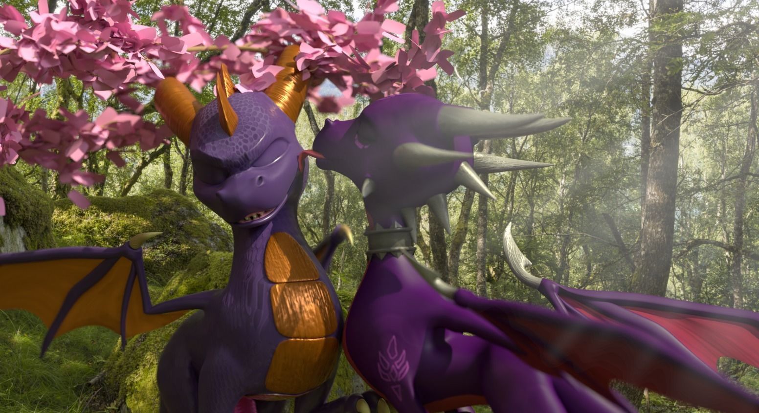 Cynder the Dragon Model 3D model_4