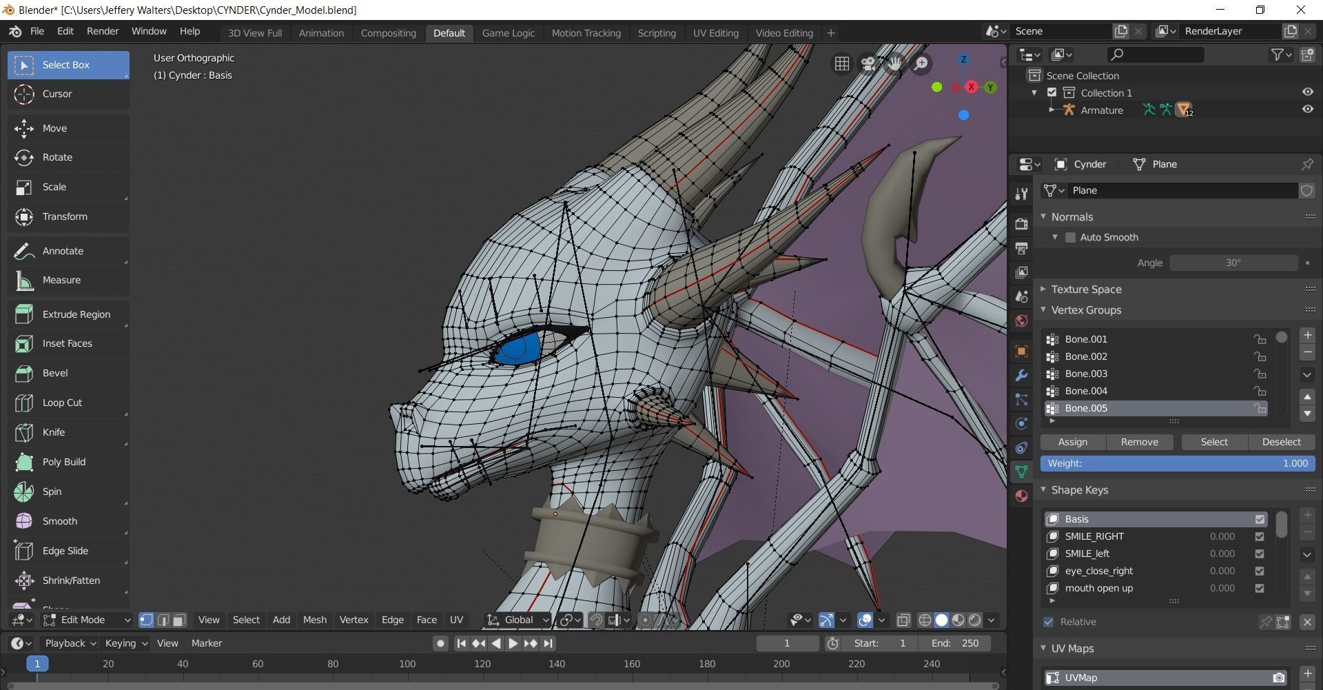 Cynder the Dragon Model 3D model_2