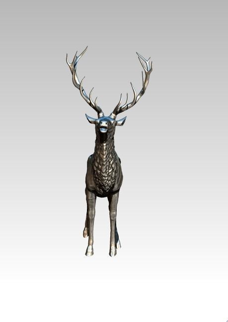 Deer High Detailed full body 3D print model_3