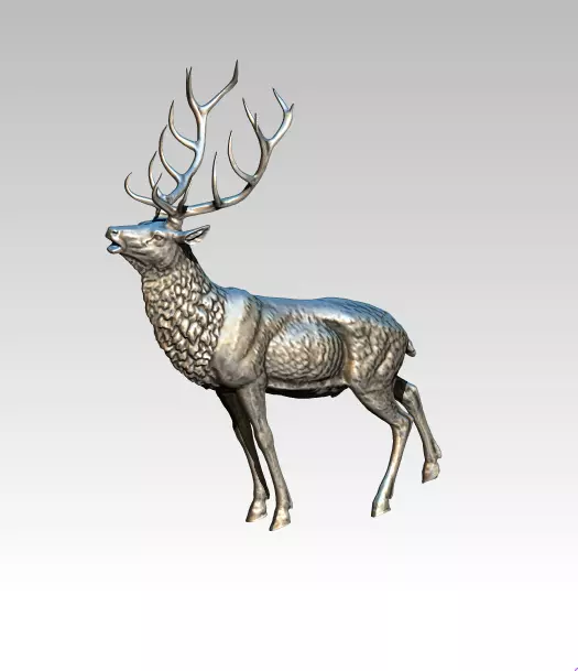Deer High Detailed full body 3D print model_0