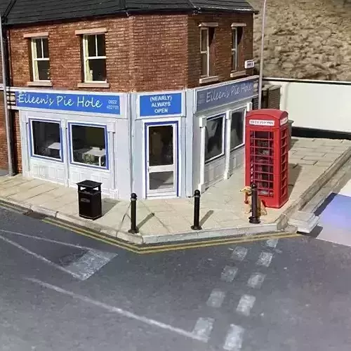 KERBSTONES WITH ROAD SUPPORT 7MM SCALE O GAUGE MODEL RAILWAY 3D print model