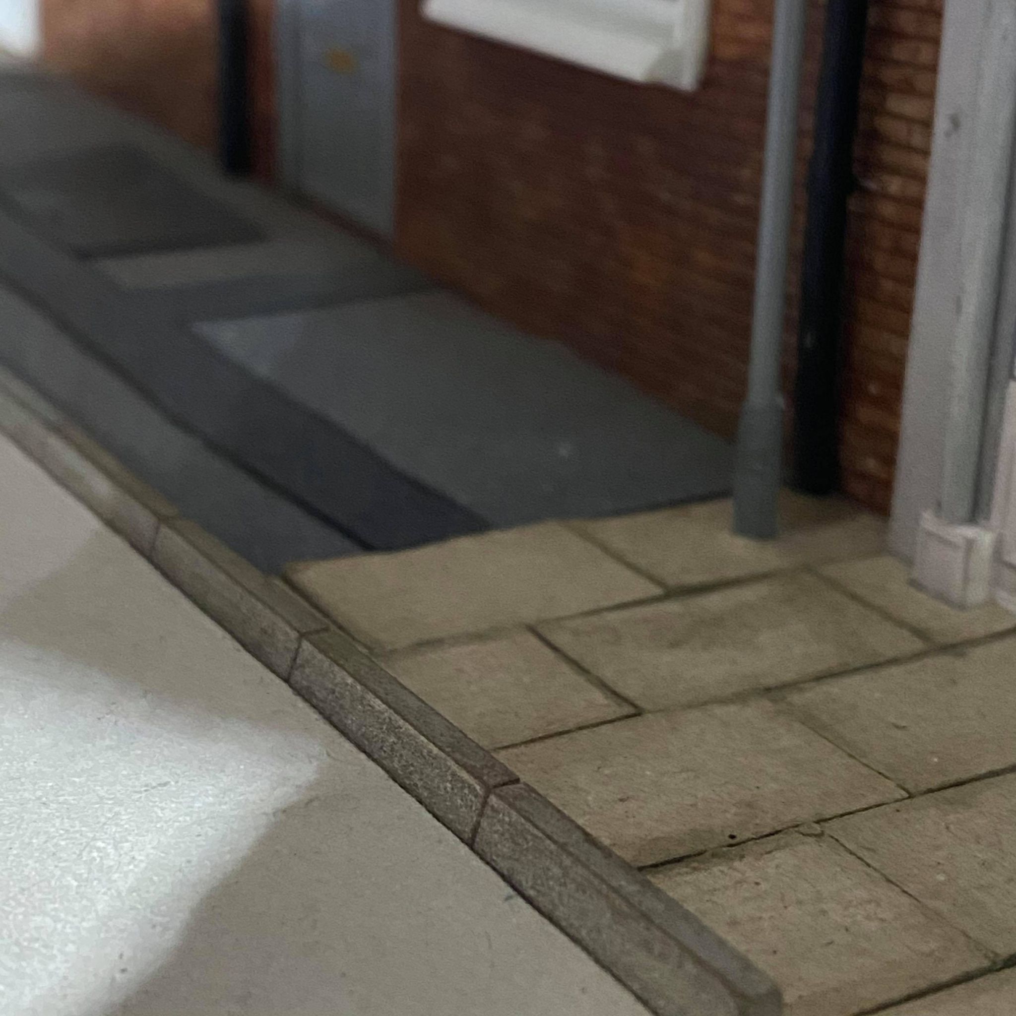 KERBSTONES WITH ROAD SUPPORT 7MM SCALE O GAUGE MODEL RAILWAY 3D print model_1